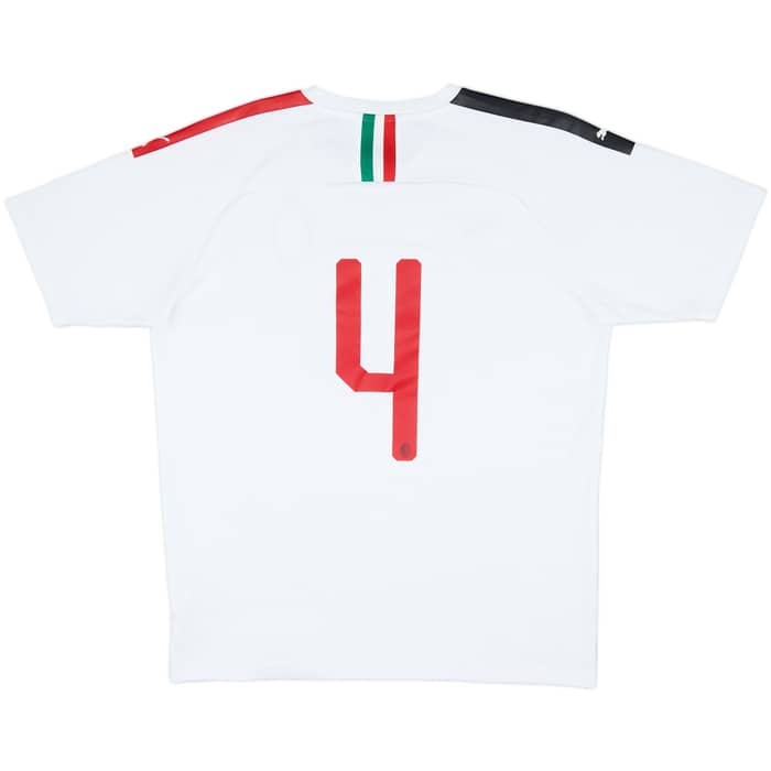 2019-20 AC Milan Away Shirt #4 - 4/10 - (L)