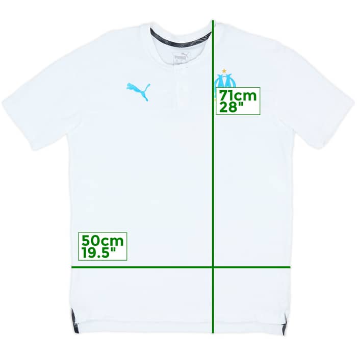2019-20 Olympique Marseille Puma Polo Shirt - 8/10 - (M)
