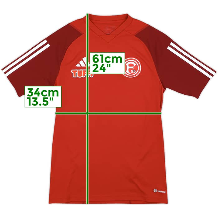 2023-24 Fortuna Dusseldorf adidas Training Shirt - 9/10 - (XS)
