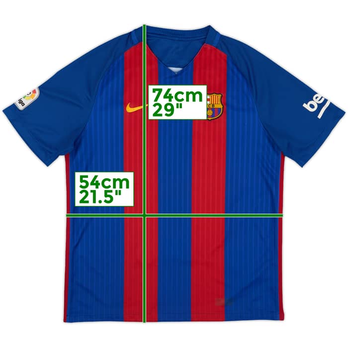 2016-17 Barcelona Home Shirt - 5/10 - (L)