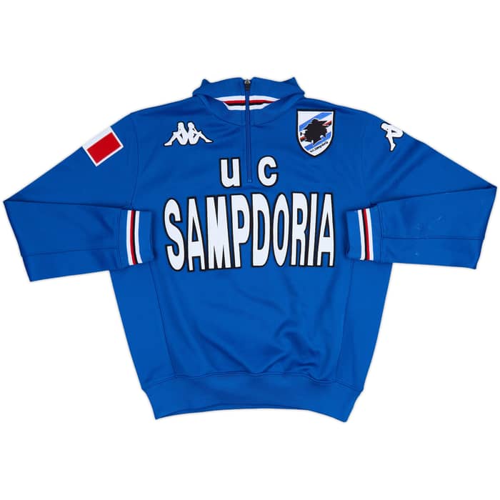 2005-06 Sampdoria Asics 1/4 Zip Drill Top - 5/10 - (M)