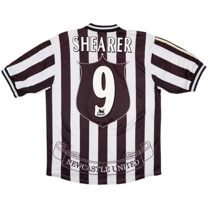 1997-99 Newcastle Home Shirt Shearer #9 - 7/10 - (L)