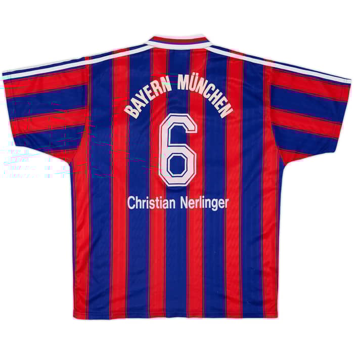 1995-97 Bayern Munich Home Shirt Christian Nerlinger #6 - 5/10 - (L)