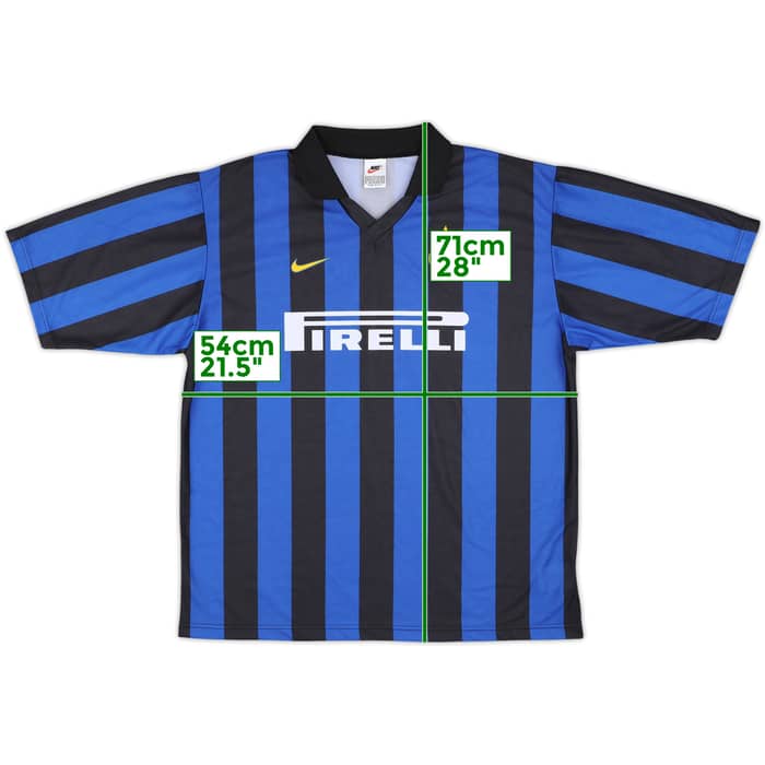 1998-99 Inter Milan Basic Home Shirt - 9/10 - (XL)
