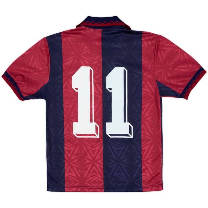 1995-96 Bologna Home Shirt #11 - 8/10 - (XL.Boys)