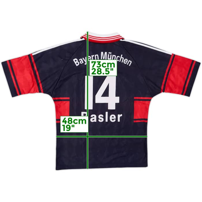 1997-99 Bayern Munich Home Shirt Basler #14 - 8/10 - (S)