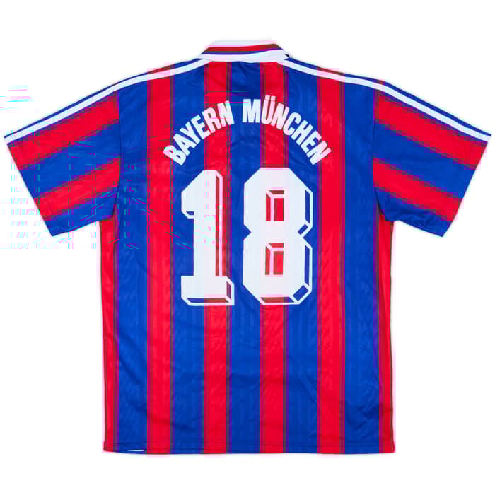 1995-97 Bayern Munich Home Shirt #18 - 8/10 - (M)