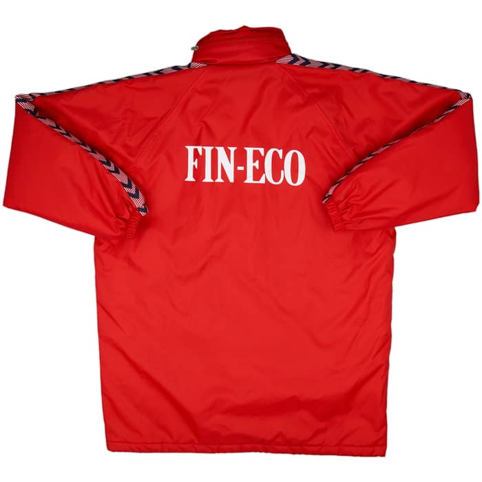 1997-98 Lumezzane Staff Issue Hummel Padded Bench Coat - 7/10 - (L)