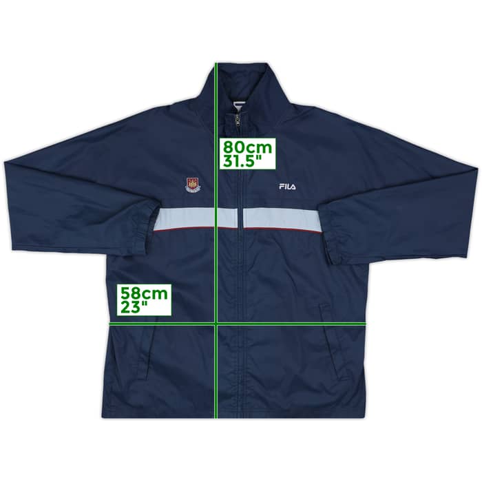 2000-02 West Ham Fila Rain Jacket - 8/10 - (L)