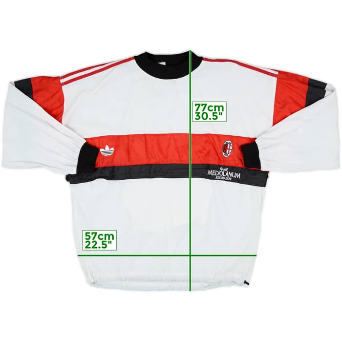 1990-92 AC Milan adidas Drill Top - 6/10 - (L)