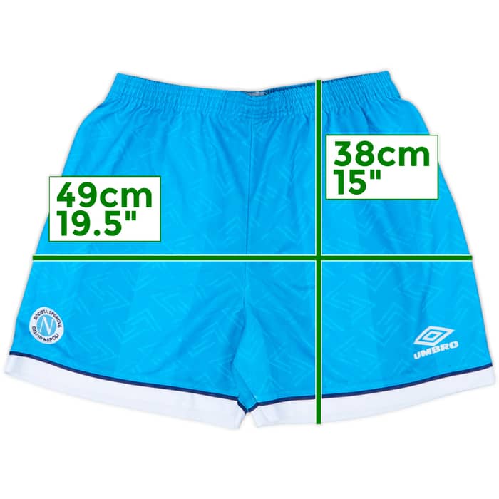 1991-93 Napoli Home Shorts - 9/10 - (L)