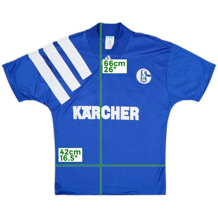 1994-96 Schalke Home Shirt - 8/10 - (L.Boys)