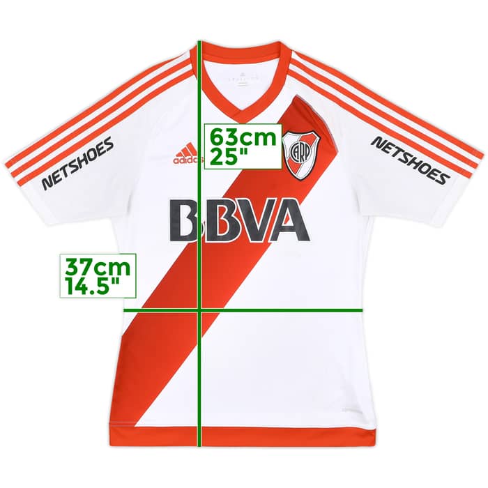 2016-17 River Plate Home Shirt - 4/10 - (S)