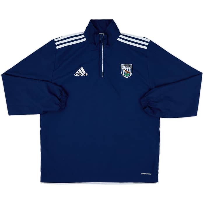 2011-12 West Brom adidas 1/4 Zip Drill Top - 7/10 - (XL.Boys)