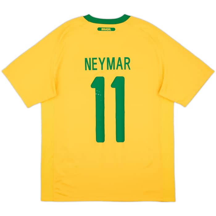 2010-11 Brazil Home Shirt Neymar #11 - 7/10 - (M)