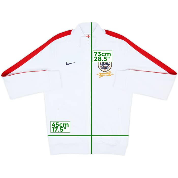 2013-14 England Nike N98 Track Jacket - 6/10 - (S)