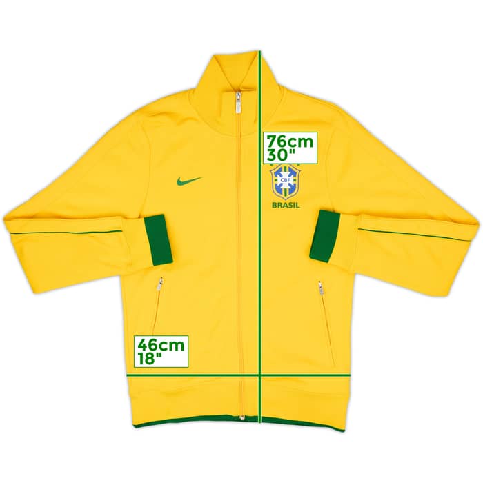2012-13 Brazil Nike N98 Track Jacket - 8/10 - (S)