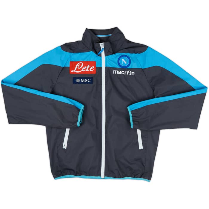 2014-15 Napoli Macron Track Jacket - 9/10 - (M)