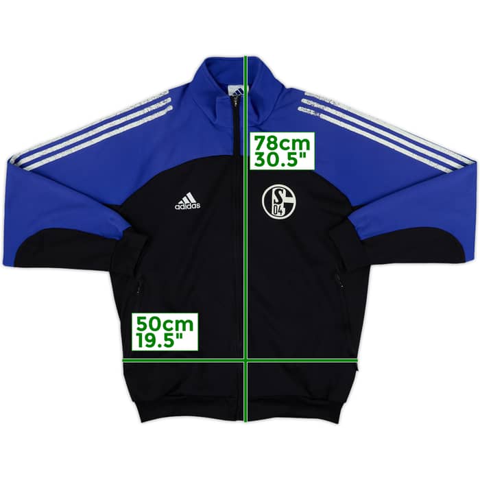 2002-03 Schalke adidas Track Jacket - 5/10 - (M/L)