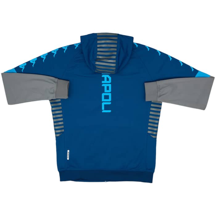 2019-20 Napoli Kappa Hooded Track Jacket - 7/10 - (L)