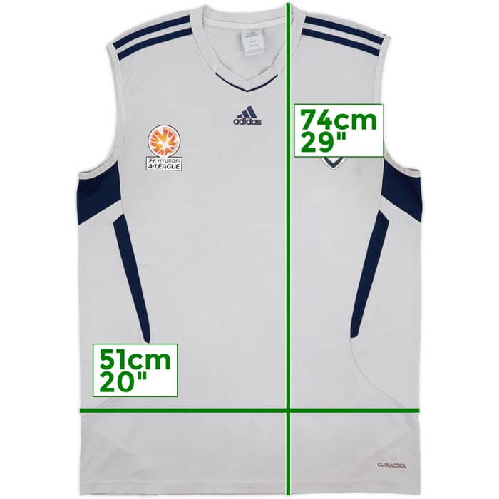 2011-12 Melbourne Victory adidas Training Vest - 4/10 - (M)