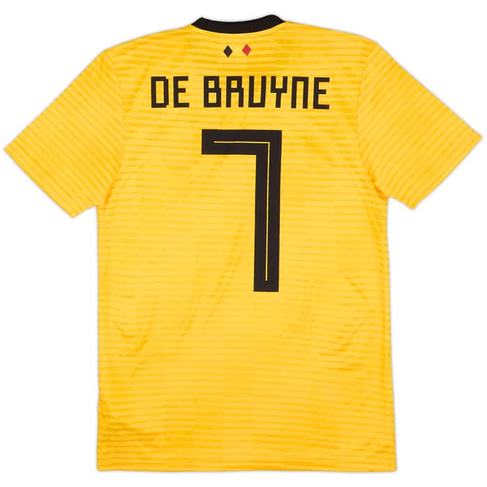 2018-19 Belgium Away Shirt De Bruyne #7 - 8/10 - (S)
