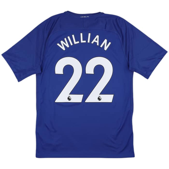 2017-18 Chelsea Home Shirt Willian #22 - 9/10 - (M)
