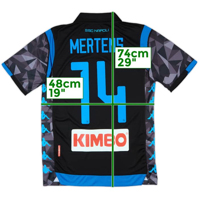 2018-19 Napoli Player Issue Away Shirt Mertens #14 - 10/10 - (S)