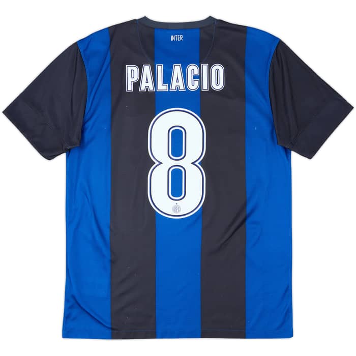 2012-13 Inter Milan Home Shirt Palacio #8 - 6/10 - (M)