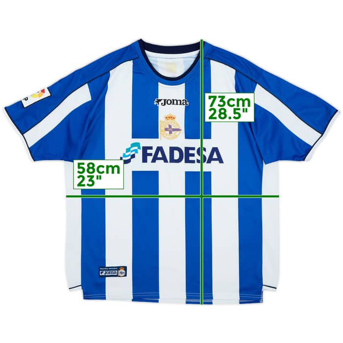 2002-03 Deportivo Home Shirt - 8/10 - (XL)