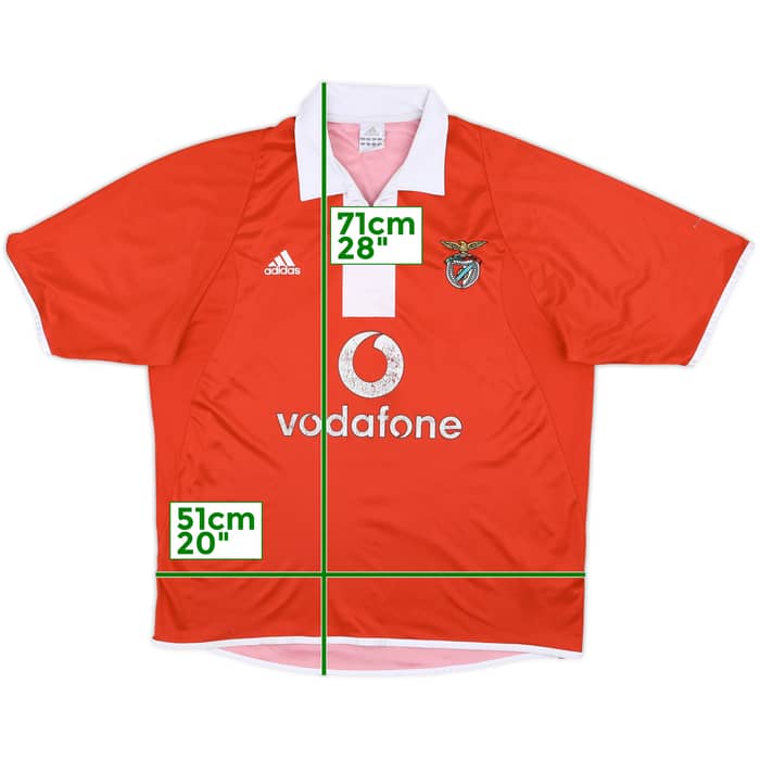 2004-05 Benfica Centenary Home Shirt - 4/10 - (XL)
