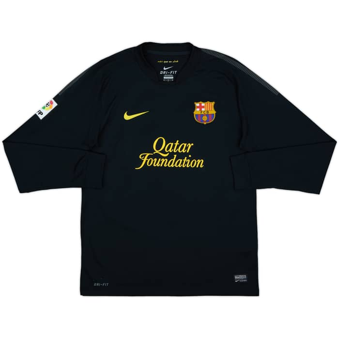 2011-12 Barcelona Away L/S Shirt Messi #10 - 8/10 - (M)