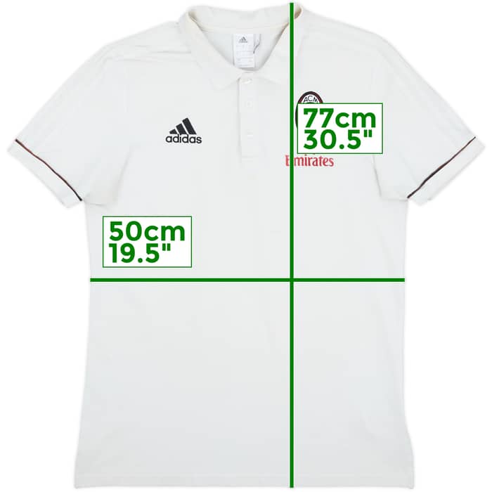 2017-18 AC Milan adidas Polo Shirt - 7/10 - (L)