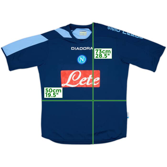 2006-07 Napoli Diadora Training Shirt - 7/10 - (L)