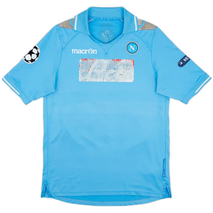 2011-12 Napoli Home Shirt Lavezzi #22 - 4/10 - (S)