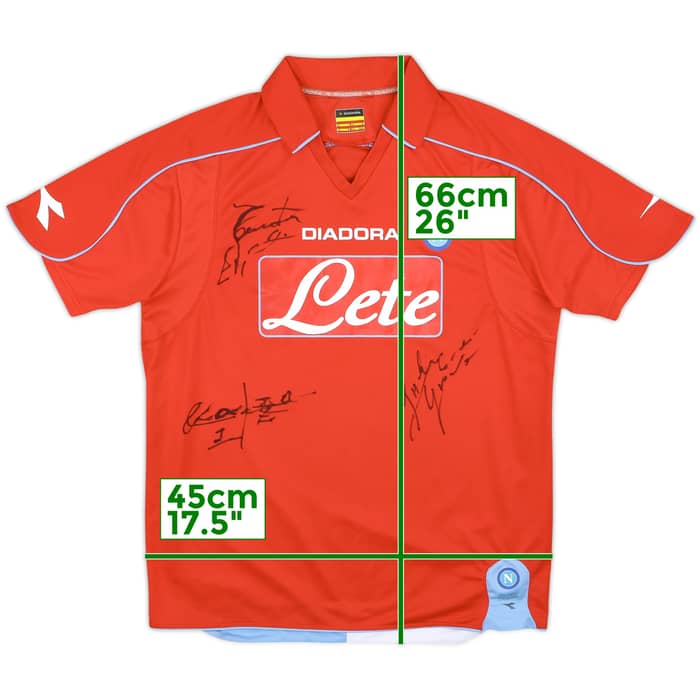 2008-09 Napoli Signed Away Shirt - 9/10 - (M)