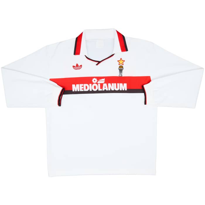 1990-91 AC Milan Away L/S Shirt - 8/10 - (XL)