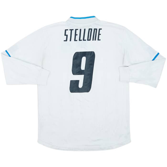 2001-02 Napoli Away L/S Shirt Stellone #9 - 4/10 - (XL)