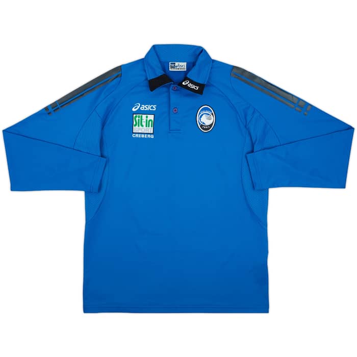 2006-07 Atalanta Asics Polo L/S Shirt - 8/10 - (M)