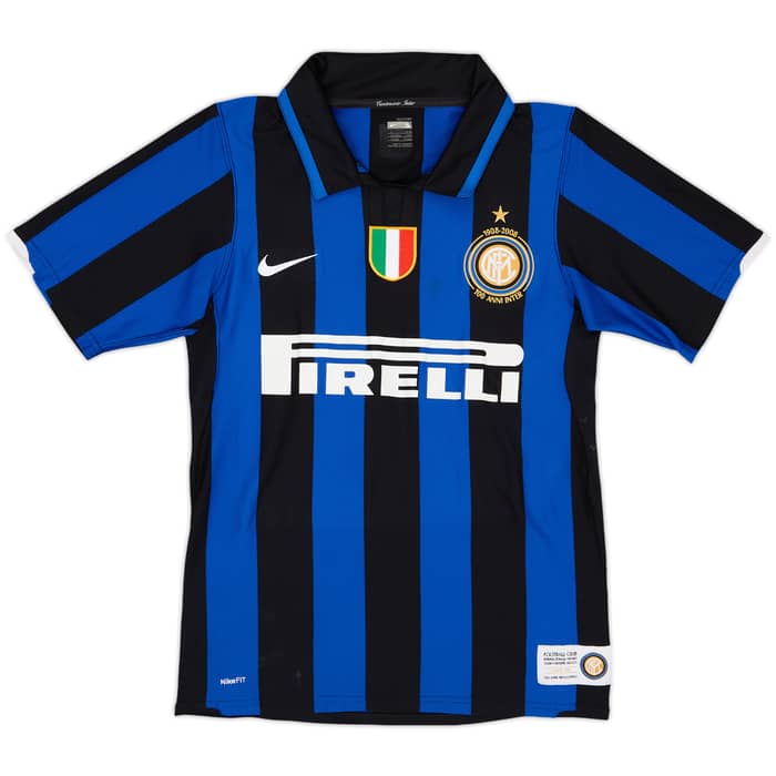 2007-08 Inter Milan Centenary Home Shirt - 5/10 - (S)