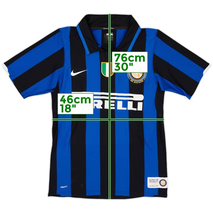 2007-08 Inter Milan Centenary Home Shirt - 5/10 - (S)