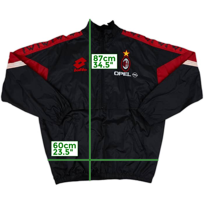 1997-98 AC Milan Lotto Rain Jacket - 7/10 - (XL)