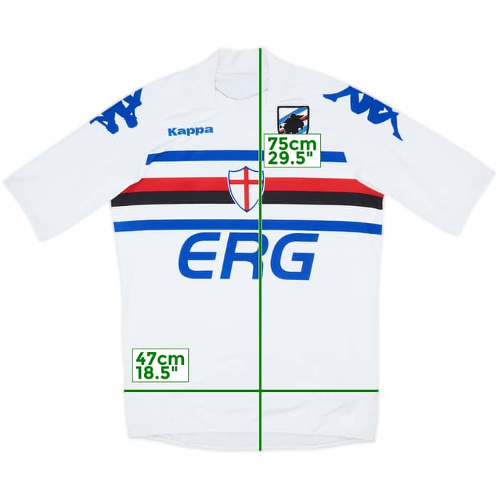 2008-09 Sampdoria Away Shirt #5 - 6/10 - (L)