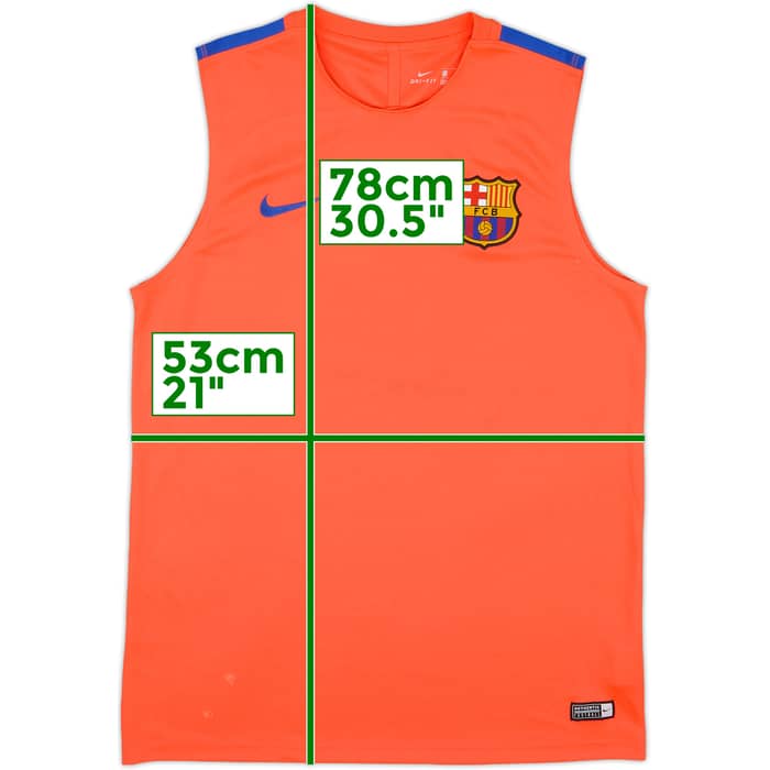 2016-17 Barcelona Nike Training Vest - 7/10 - (L)