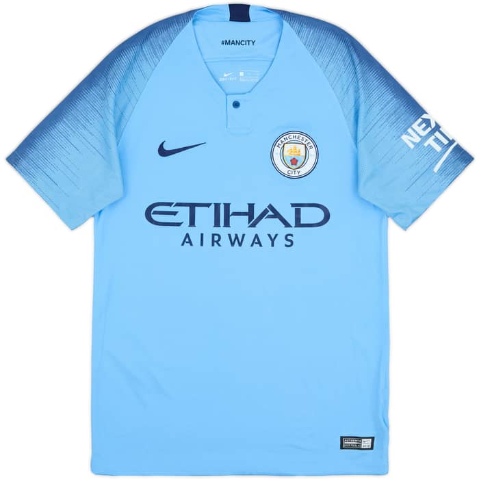 2018-19 Manchester City Home Shirt De Bruyne #17 - 8/10 - (S)