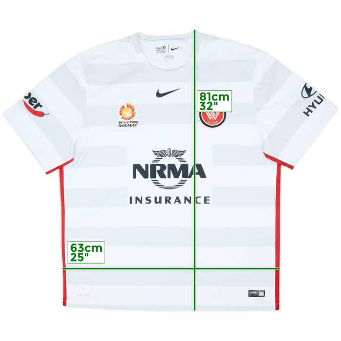 2015-16 Western Sydney Wanderers Away Shirt - 7/10 - (XXL)