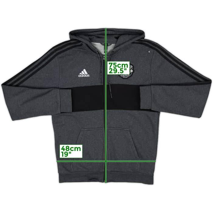 2019-20 Manchester United adidas Hooded Track Jacket - 5/10 - (M)