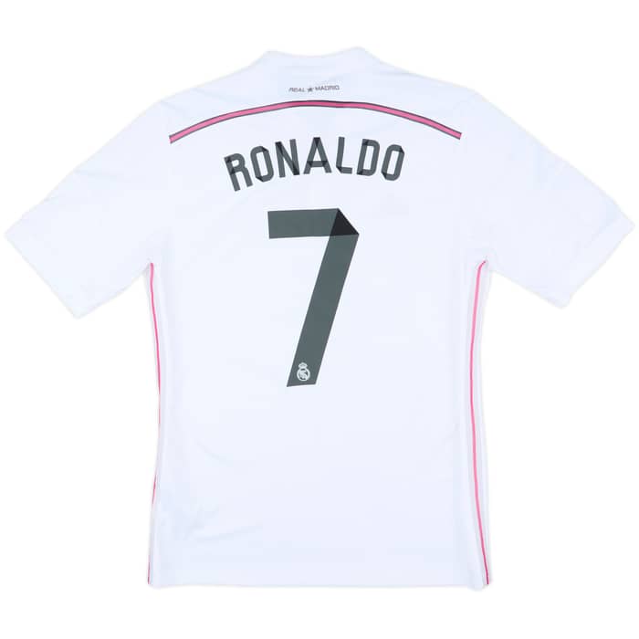 2014-15 Real Madrid Home Shirt Ronaldo #7 - 7/10 - (M)