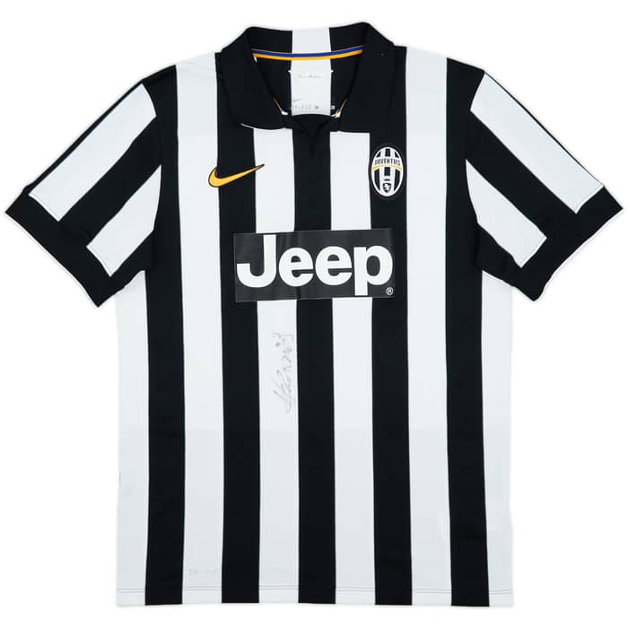 2014-15 Juventus Signed Home Shirt - 7/10 - (L)