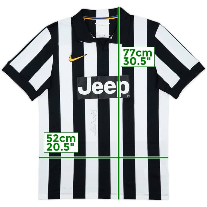 2014-15 Juventus Signed Home Shirt - 7/10 - (L)